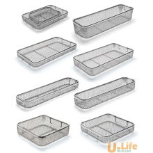Newest Sterilization Stainless Steel Wire Mesh Tray and Basket